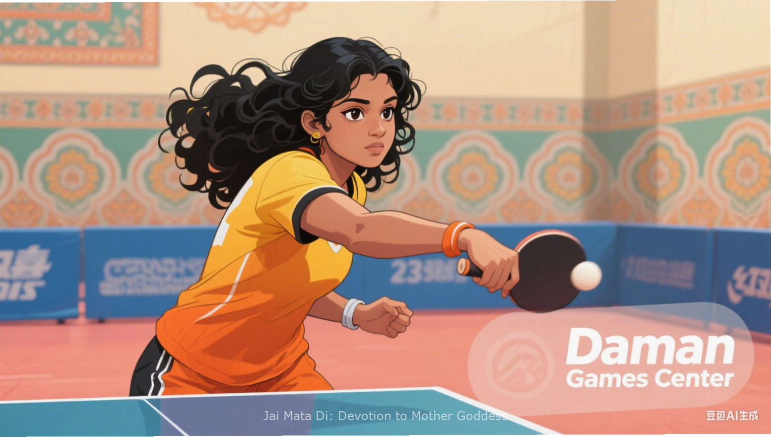 Jai Mata Di: Devotion to Mother Goddess - Divine Game Cover Jai Mata Di: Devotion to Mother Goddess game cover featuring Maa Durga with her divine weapons